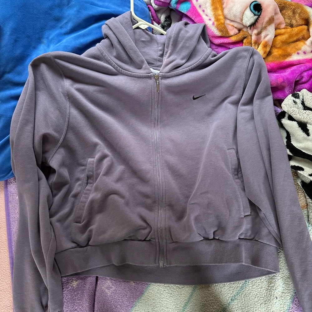 Nike Women's Lavender Full-Zip Hoodie